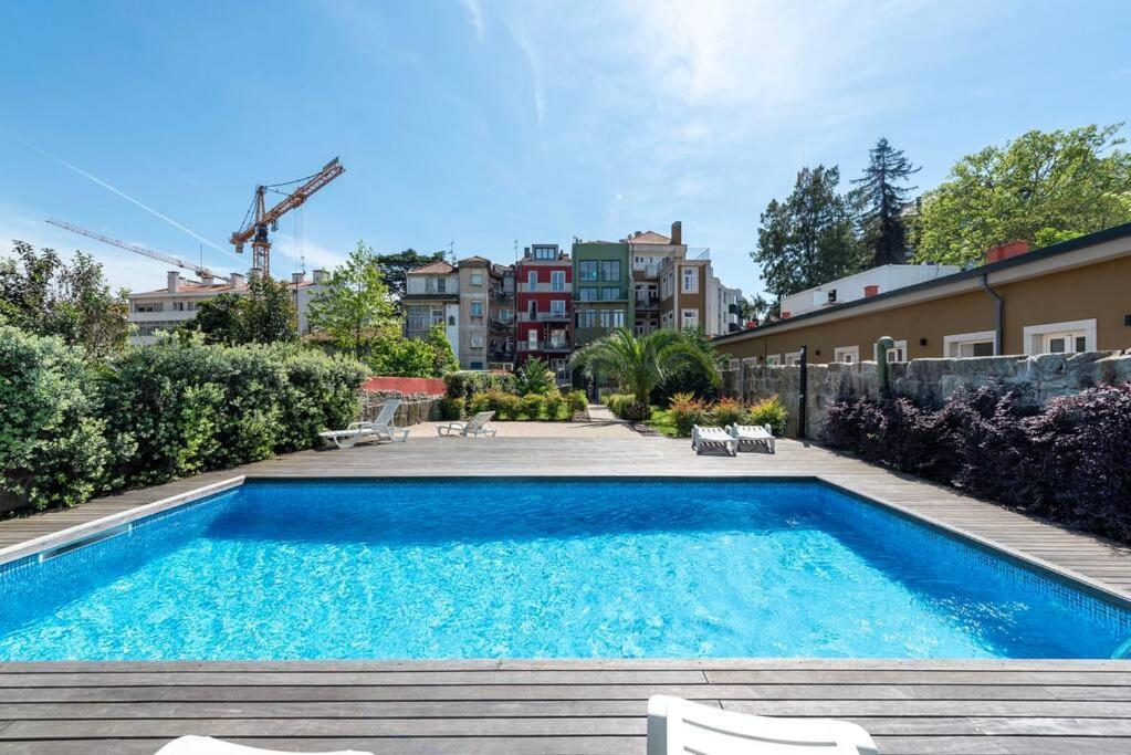 Apartamento Chic Porto Hideaway: Pool & Garden Exterior foto