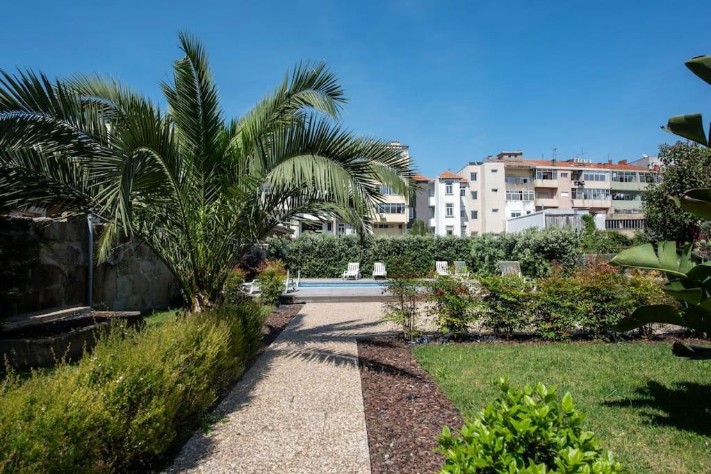 Apartamento Chic Porto Hideaway: Pool & Garden Exterior foto