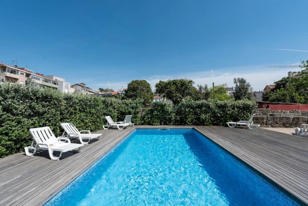 Apartamento Chic Porto Hideaway: Pool & Garden Exterior foto
